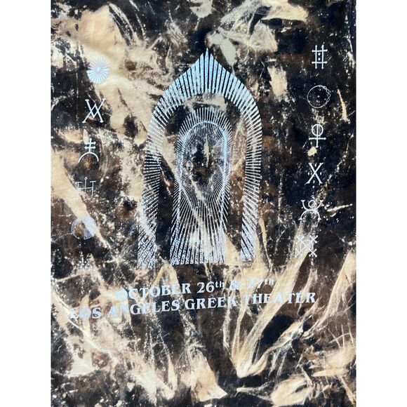 Greta Van Fleet Brown Tie Dye T Shirt Tee Top  Women's Size Medium - Picture 4 of 8